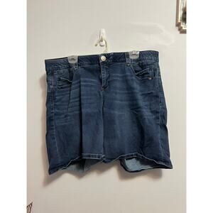 Democracy Adler Ab Solution Roll Cuff Bermuda Short Size 20W